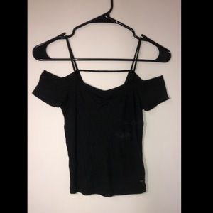 American Eagle Black Crop Top
